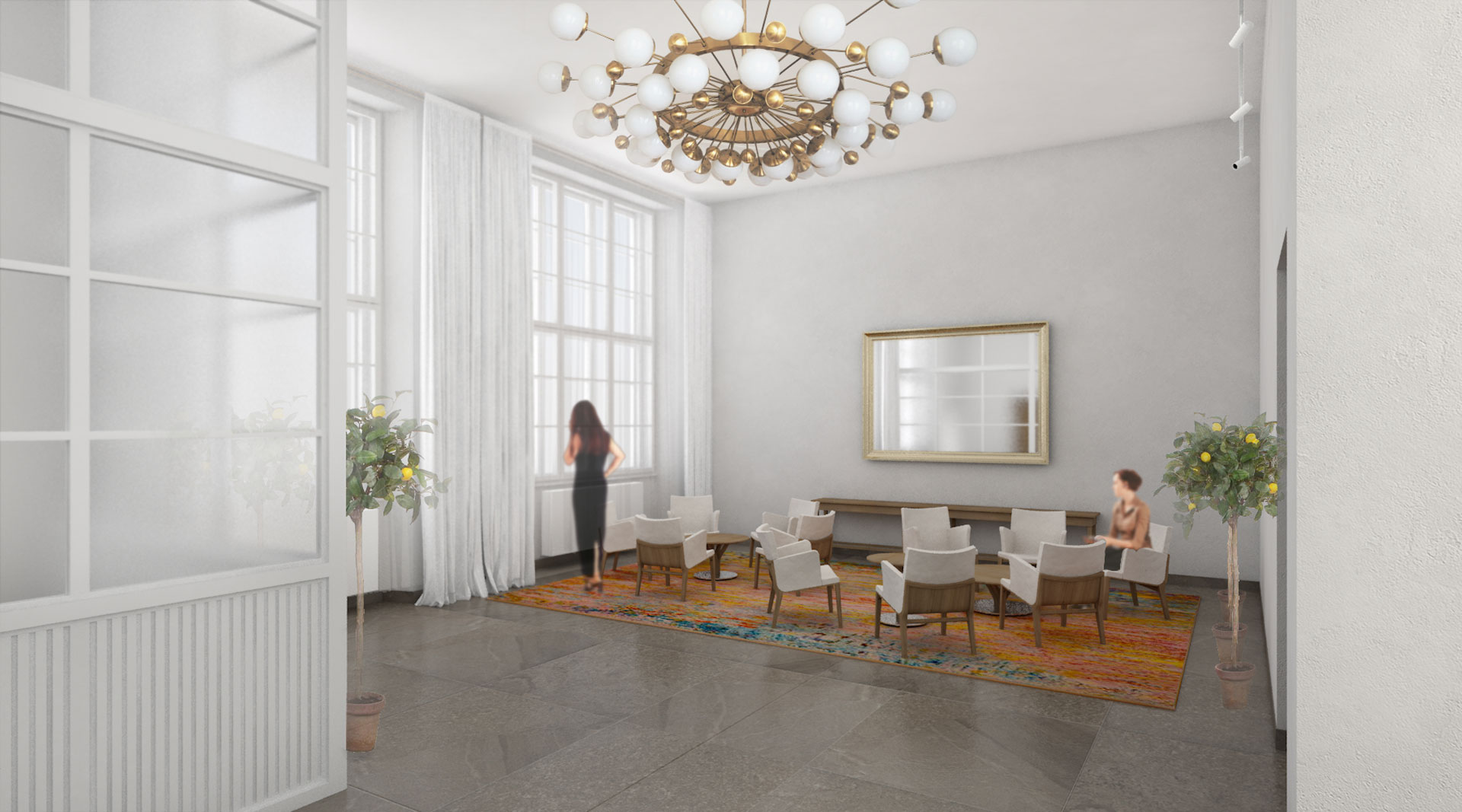 OBŘADNÍ SÍŇ V NOVÉM JIČÍNĚ