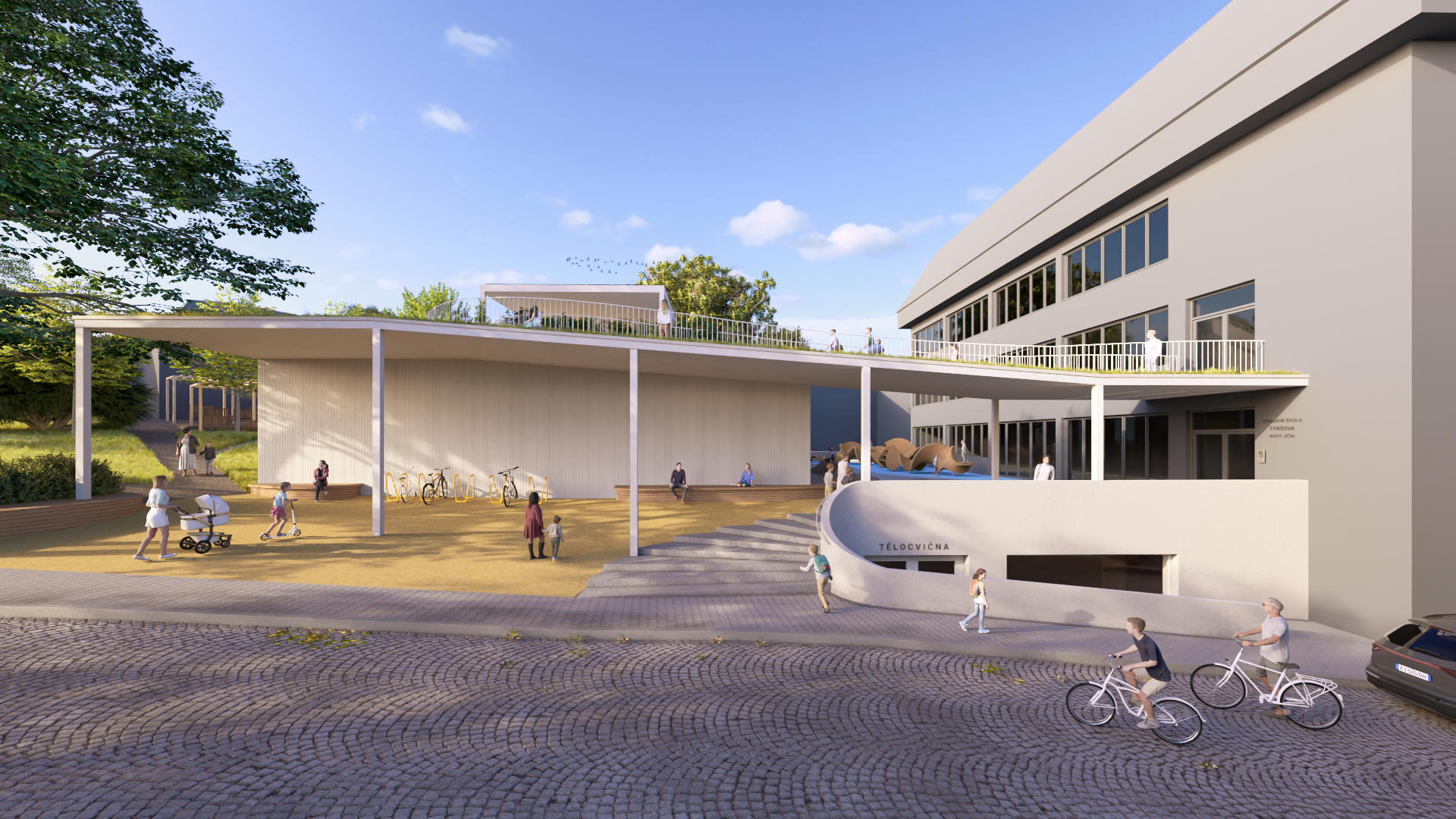 TĚLOCVIČNA NOVÝ JIČÍN-VSTUPNÍ PROSTOR-ZŠ TYRŠOVA